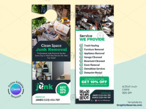 Clean Space Junk Removal Door Hanger Layout