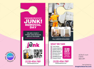 Junk Removal Door Hanger Design