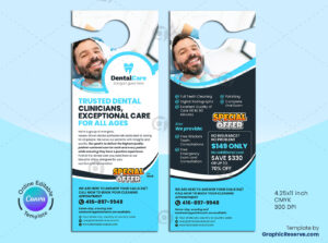 Dentistry Promotional Door Hanger Template