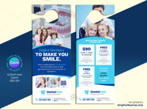 Digital Dentistry Door Hanger Template