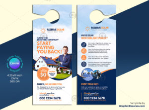 Solar Canva Door Hanger Template