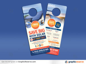 Solar Promotional Service Door Hanger Template