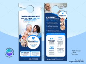 Dental Promotional Service Canva Door Hanger
